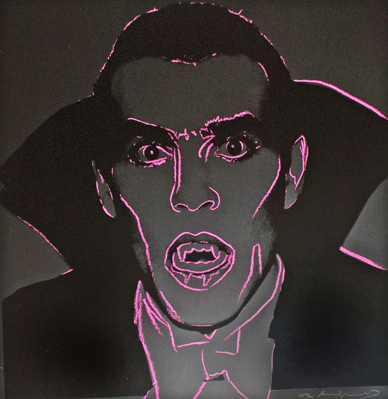 Exposition Dracula à St-Maurice (sérigraphie d'Andy Warhol)